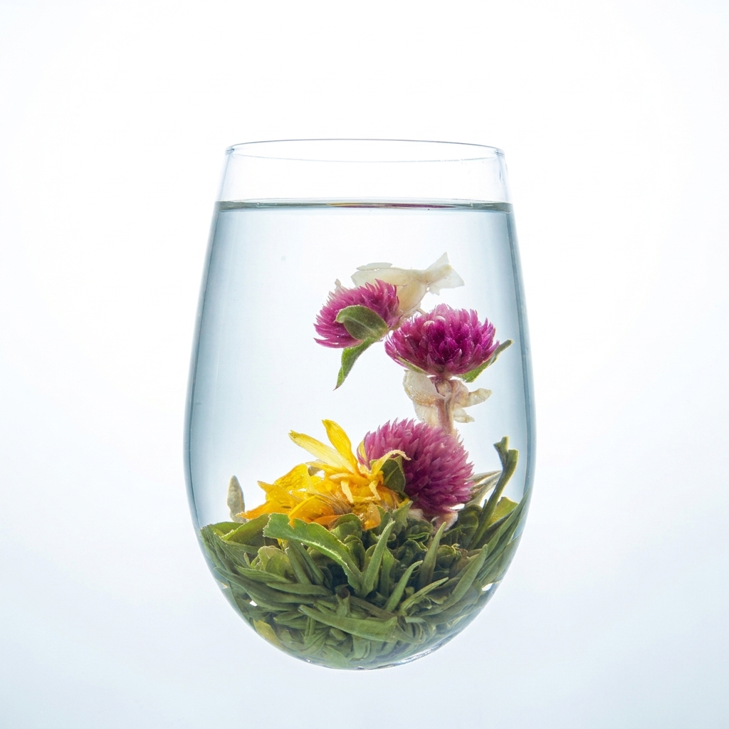 Fleur de Thé Fraise Éclose